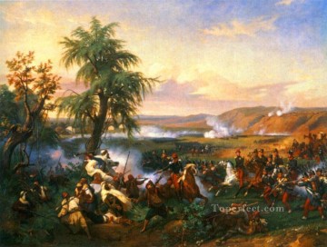  Arabian Oil Painting - The Battle of Harba Horace Vernet Arabian